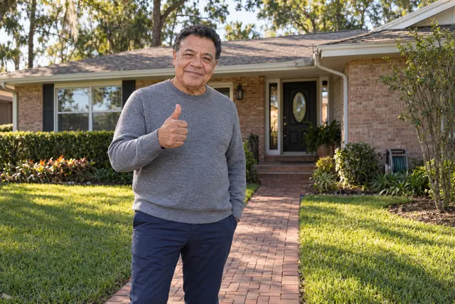 Person giving a thumbs up